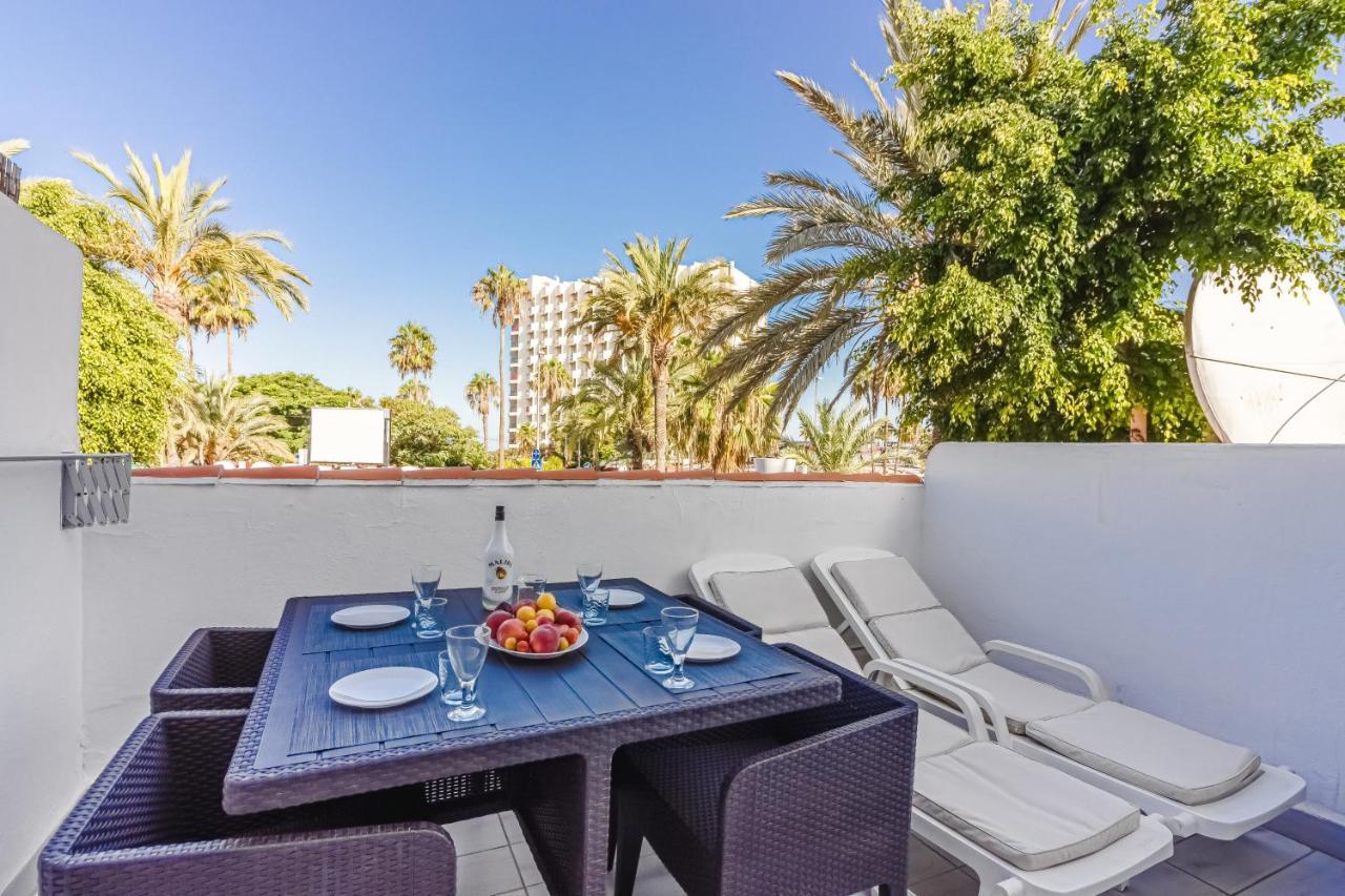 Fantastic Large Studio In Front Of Beach Heated Pool Wifi 阿罗纳 外观 照片