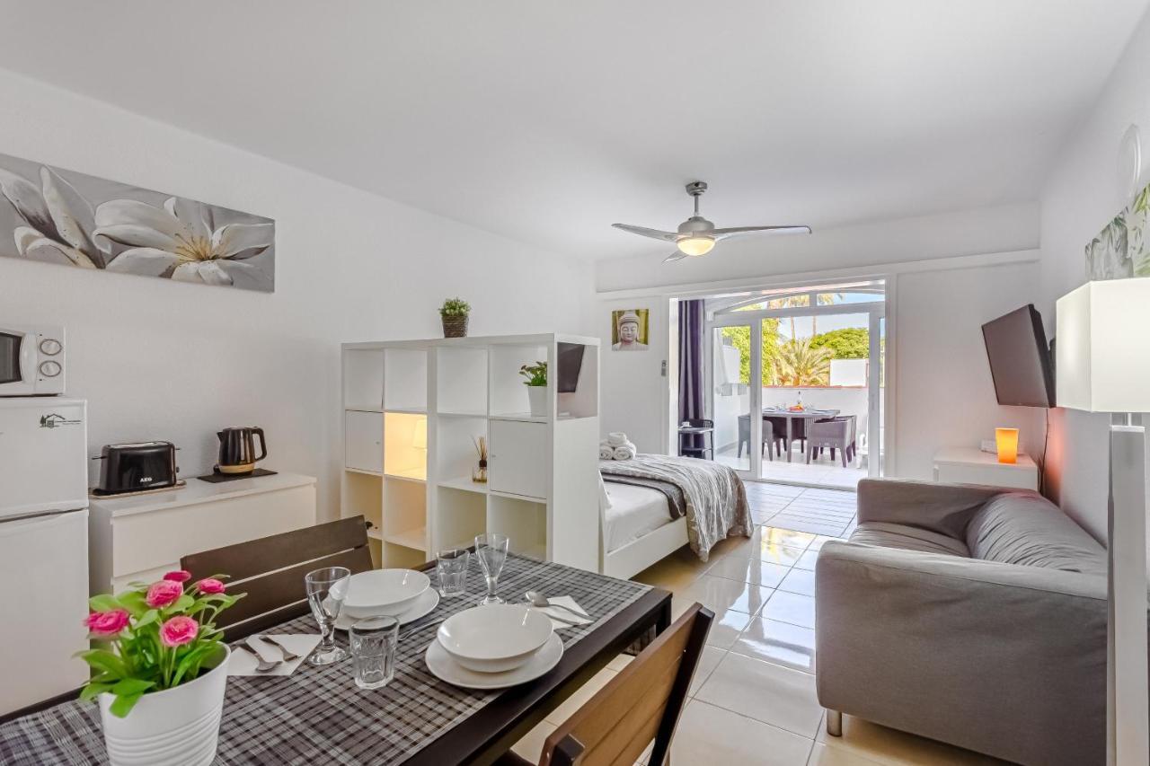Fantastic Large Studio In Front Of Beach Heated Pool Wifi 阿罗纳 外观 照片