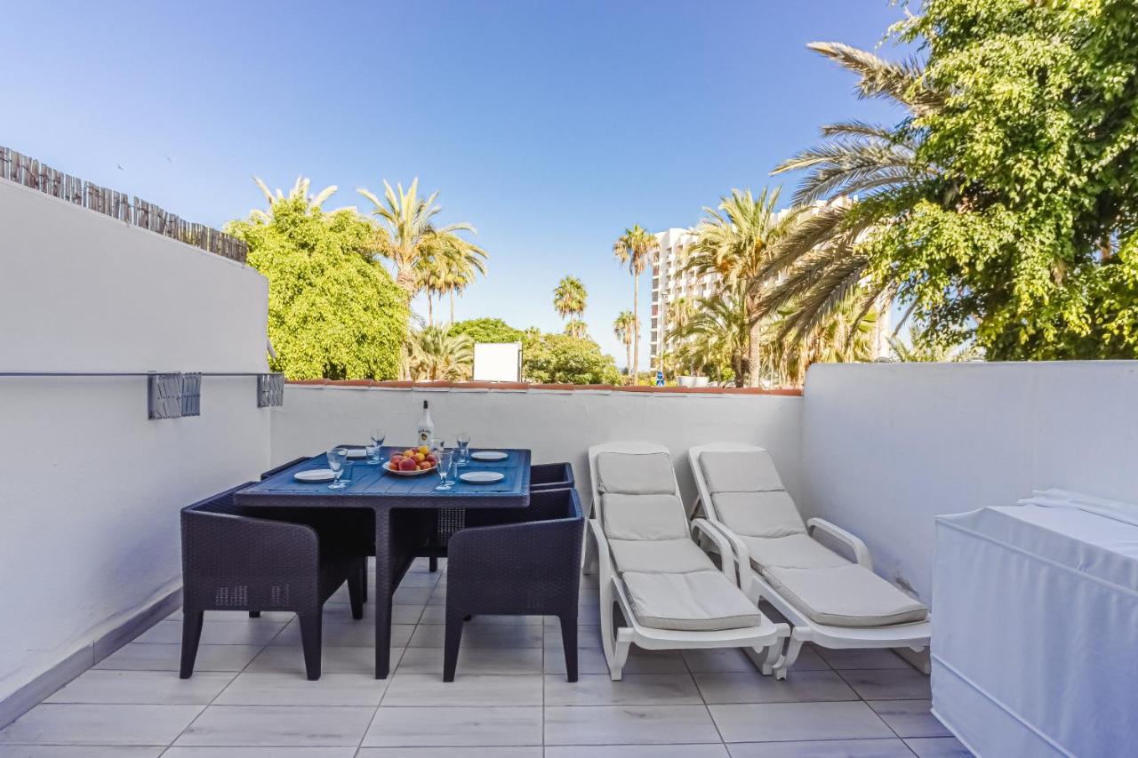 Fantastic Large Studio In Front Of Beach Heated Pool Wifi 阿罗纳 外观 照片