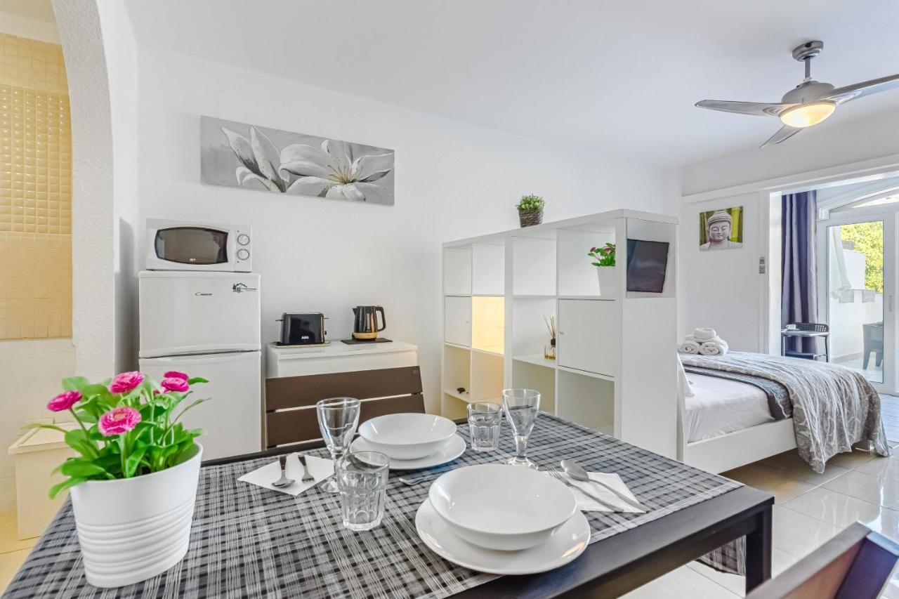 Fantastic Large Studio In Front Of Beach Heated Pool Wifi 阿罗纳 外观 照片