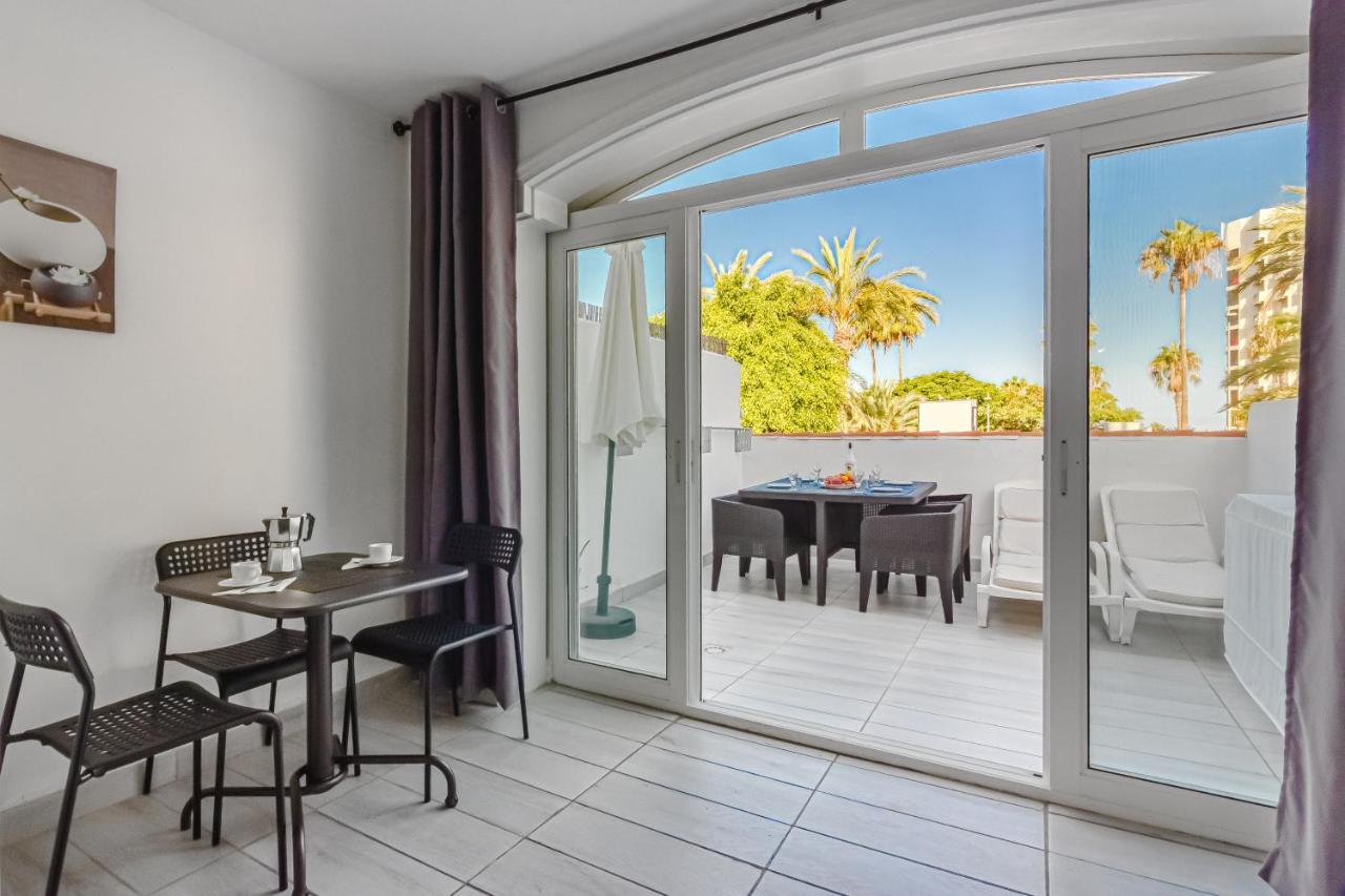 Fantastic Large Studio In Front Of Beach Heated Pool Wifi 阿罗纳 外观 照片
