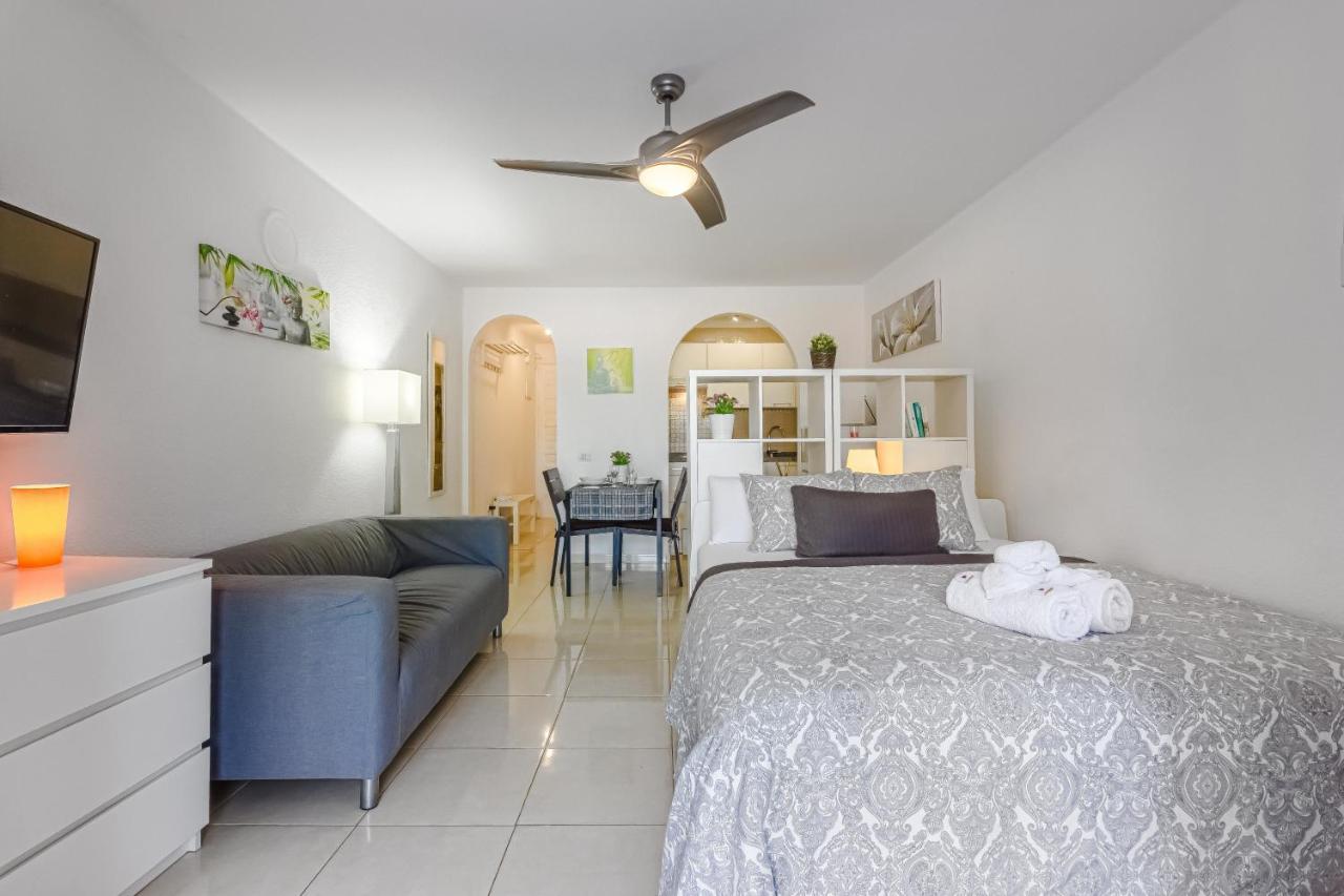 Fantastic Large Studio In Front Of Beach Heated Pool Wifi 阿罗纳 外观 照片